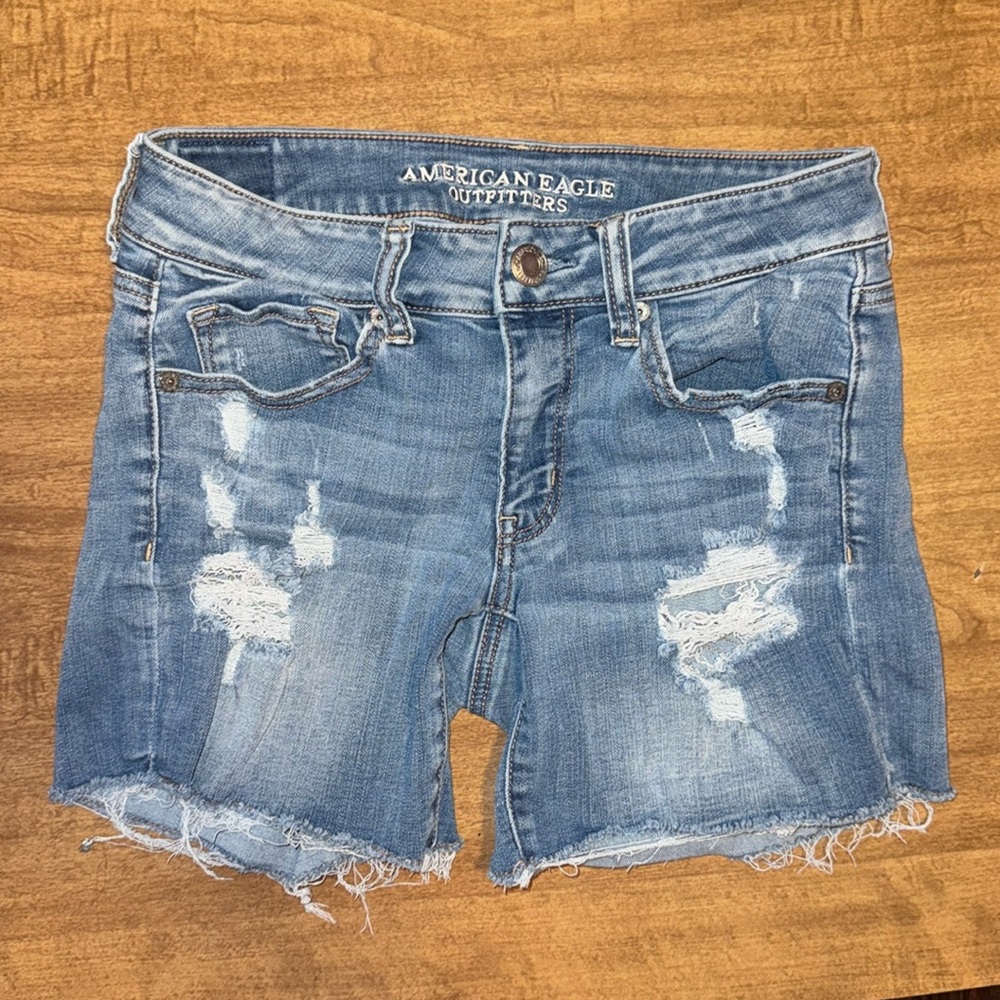 american eagle jean shorts
